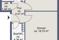 2-Zimmer-Wohnung mit Süd-Balkon in Lehen