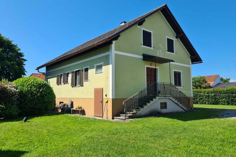 Großzügige Hofstelle im Bauland mit Wohnhaus sowie vier weitere Nebengebäude in zentraler Lage, Haus-kauf, 296.000,€, 8480 Südoststeiermark