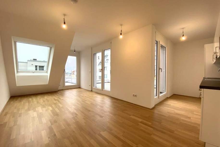 Klimatisierte DG-Wohnung mit 12m² Terrasse (Koloniestraße)!, Wohnung-miete, 1.299,00,€, 1210 Wien 21., Floridsdorf