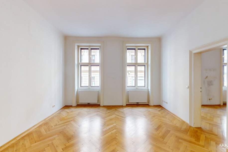 Unbefristet | Stilvolle 2-Zimmer-Wohnung im Herzen des 4. Bezirks, Wohnung-miete, 999,23,€, 1040 Wien 4., Wieden