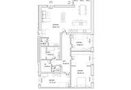Helle 4-Zimmer-Wohnung mit 95 m² und 16 m² Terrasse im 2. Obergeschoss