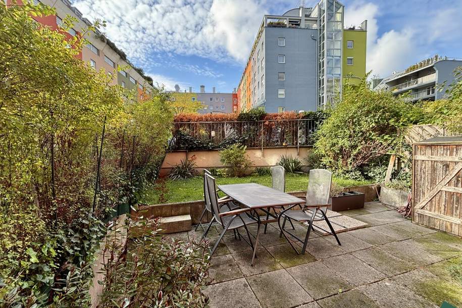 Grünruhelage: Schöne 3-Zimmer-Maisonette mit großer Terrasse und Garten, Wohnung-miete, 1.888,01,€, 1030 Wien 3., Landstraße