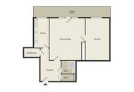 Sanierungsbedürftige 2-Zimmer-Wohnung mit Balkon - nähe FH-Technikum Wien