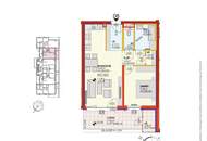 57m² Genossenschaftswohnung "ERSTBEZUG-PROVISIONSFREI" Miete mit Kaufrecht, unbefristet (2 Pkw Einstellplätze) + Loggia