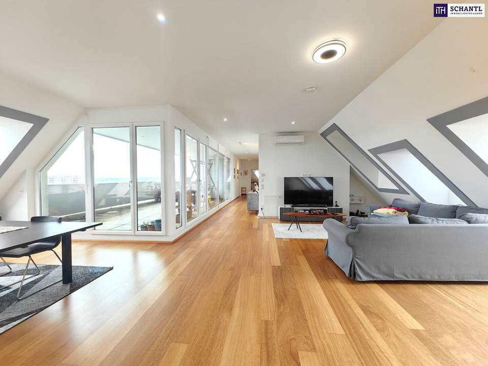 ++ Kagran-Living ++ luxuriöse Familienwohnung mit traumhafter Aussicht + großzügige Raumaufteilung + Stellplatz