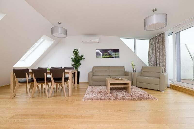 Exklusive Dachgeschosswohnung mit 2 Terrassen nahe Augarten – Ruhelage &amp; Fernblick, Wohnung-kauf, 750.000,€, 1200 Wien 22., Donaustadt