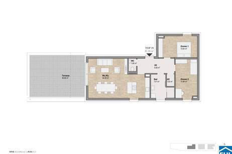 UrbanGreenGeidorf – Ihr Platz zum Wohlfühlen in Geidorf, Wohnung-kauf, 199.305,€, 8010 Graz(Stadt)
