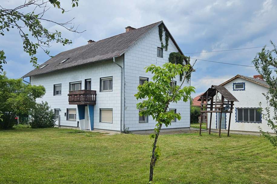 Idyllisches Doppelhaus auf großem Grundstück, Haus-kauf, 450.000,€, 4481 Linz-Land