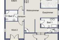 "Wohnen wie im Urlaub" 5 Zimmer-Bungalow mit großem Wohnkeller und Garage