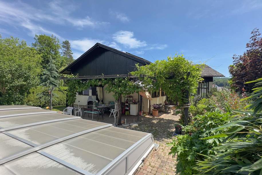 Charmanter Bungalow mit Wohlfühlgarten und Pool I Neudorf-Stattegg, Haus-kauf, 547.000,€, 8046 Graz-Umgebung