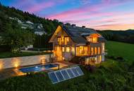Exklusives Wohnhaus mit Panoramablick, Pool & Home-Spa am Magdalensberg