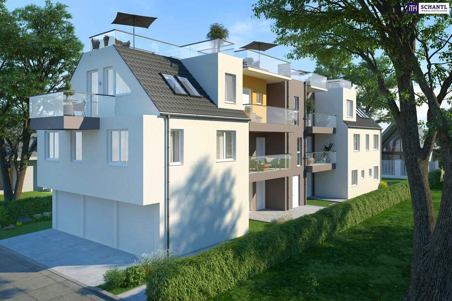 Genial! Ideal für Bauträger, ideal für Investoren! Baubewilligtes Baugrundstück mit viel Ruhe an der Stadtgrenze von Wien! GU Angebot vorhanden!, Grund und Boden-kauf, 750.000,€, 1220 Wien 22., Donaustadt