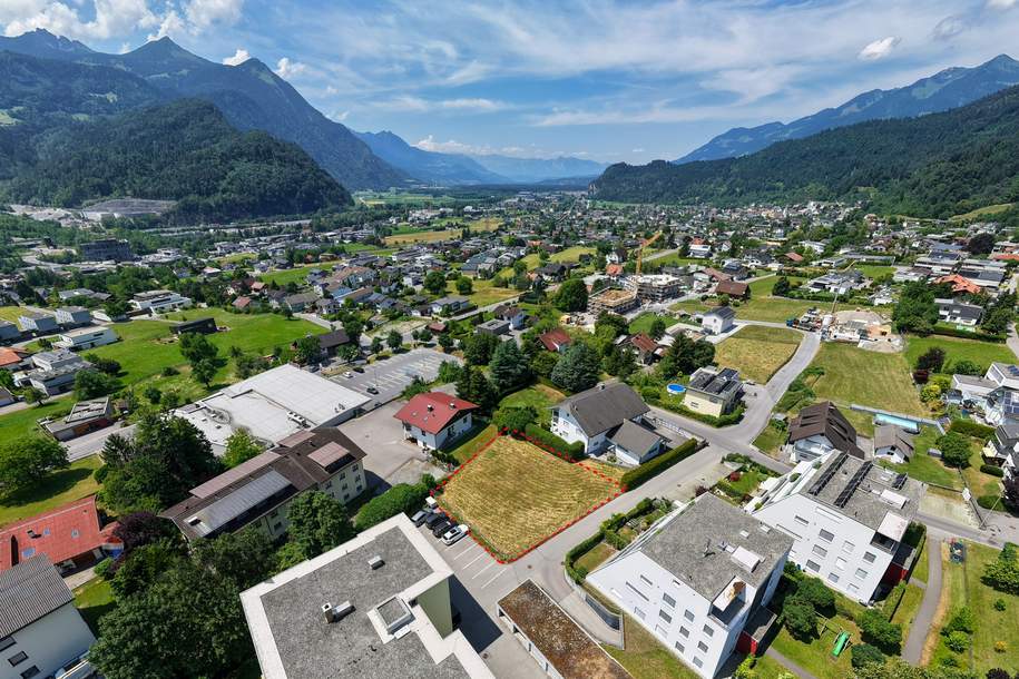 Seltene Gelegenheit: Baugrundstück in begehrter Wohnlage, Grund und Boden-kauf, 6700 Bludenz