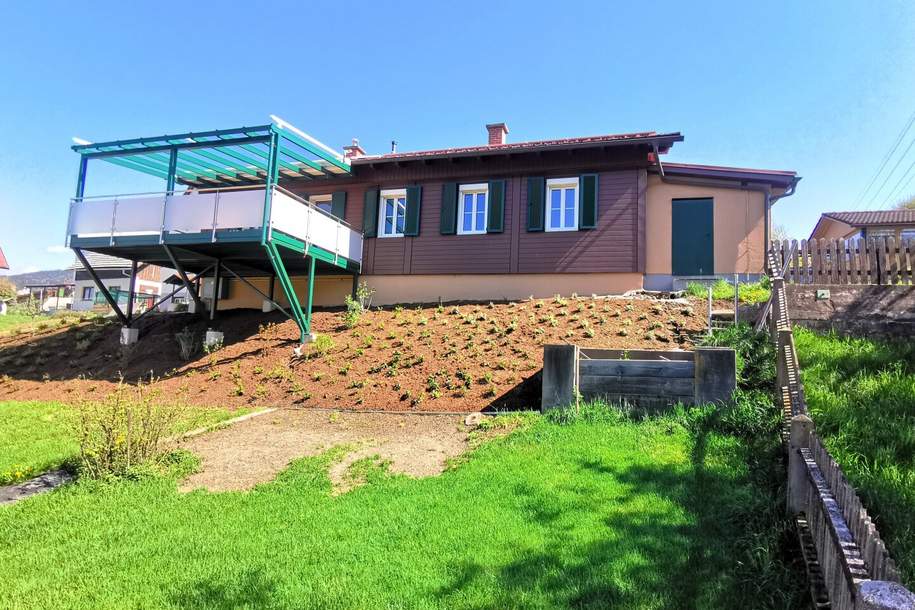 Wohnhaus samt Sonnenterrasse, Garage und Nebengebäude in Krieglach, Haus-miete, 1.330,90,€, 8670 Bruck-Mürzzuschlag