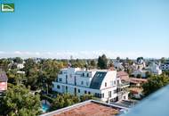Wohnung der Superlative: Atemberaubender Weitblick in Hof-Ruhelage - große Süd-Ost-Terrasse direkt beim Donauzentrum / U1 - Baurecht