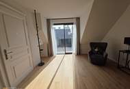 Kein Gas mehr! Top DG Wohnung mit Balkon - 2 großzügige Zimmer, alles auf einer Ebene! Luft-Wasserwärmepumpe, Klima und Photovoltaik!