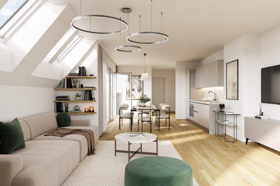 Toplage &amp; Top-Energieeffizienz – 3-Zimmer-Terrassenwohnung in Oberlaa! Eigentumswohnung mit Deckenkühlung!, Wohnung-kauf, 1100 Wien 10., Favoriten