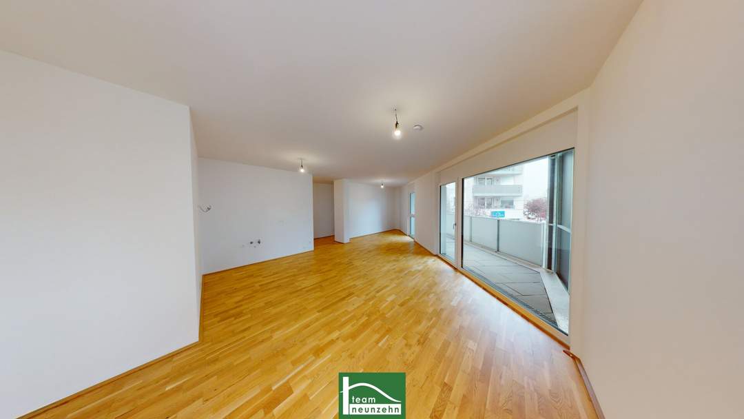 Provisionsfreier Erstbezug - Große 3-Zimmer-Wohnung mit 2 Außenflächen!