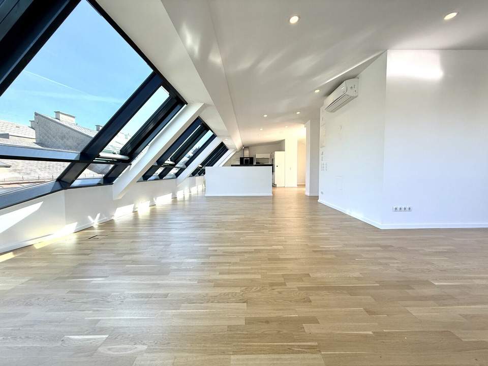 Naschmarkt-Highlight I Exklusive Maisonette mit Panoramablick, Wintergarten & Terrasse – nur 10 Min. zur Kärntner Straße