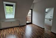 unbefristete 1-Zimmer-Wohnung mit Abstellraum, Balkon & Blick ins Grüne