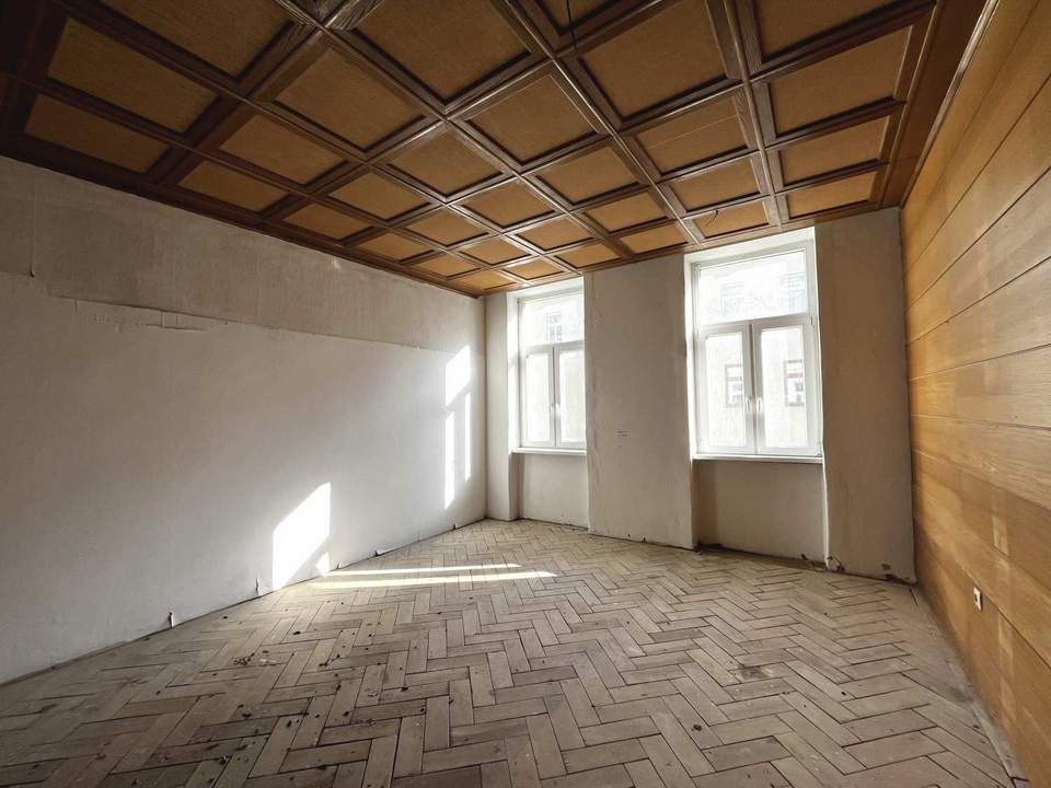 Sanierungsbedürftige 2-Zimmer-Altbauwohnung im 16.!