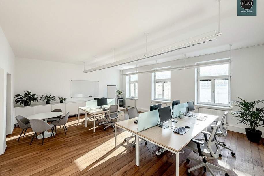 Modernes Büro mit Terrasse nahe Naschmarkt! Garage verfügbar!, Gewerbeobjekt-miete, 14,00,€, 1050 Wien 5., Margareten