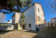 Grünruhelage: Baugrund mit Abbruchhaus zwischen Hanusch KH und Flötzersteig