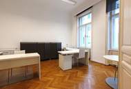 Flexibel anmietbares, möbliertes 2-Zimmer-Altbau-Büro beim WIFI
