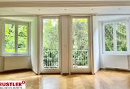 Natur und Ruhe im 19. Bezirk: 5 Zimmerwohnung mit Garten und herrlichem Grünblick