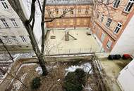 Kleine Altbauwohnung, frisch ausgemalt, neuwertige Küche, ruhig im Hinterhof gelegen, mit guter Raumaufteilung.