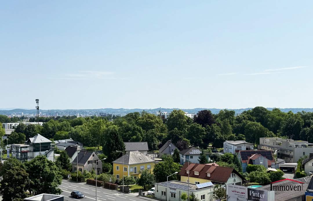 Großzügige 3-Zimmerwohnung mit 2 Freiflächen und einzigartiger Aussicht!