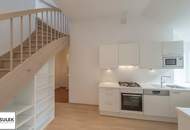Stilvolle Dachgeschoss-Maisonette mit ca. 37 m² Terrasse, Klimaanlage &amp; Altbaucharme bei Wien Mitte