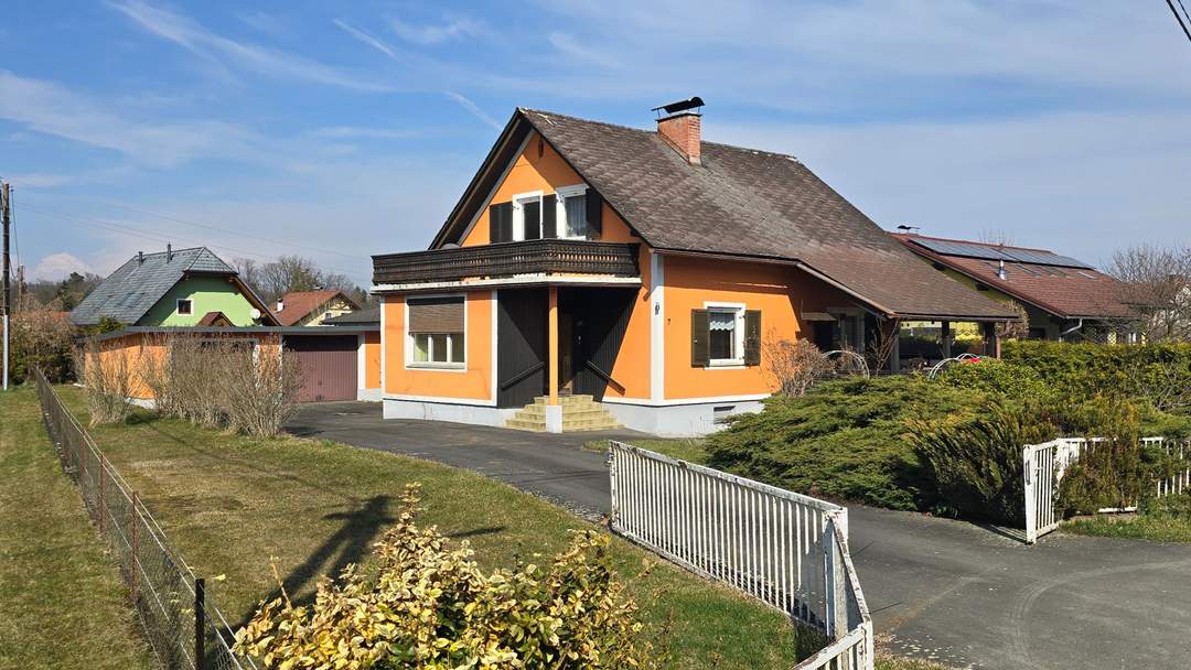 Haus in Tillmitsch in sehr ruhiger Sackgassenlage mit großem Grundstück und Potenzial für Ihre eigenen Wohnideen