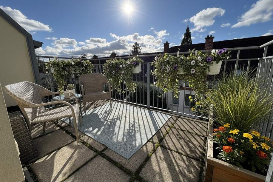 Ruhige 2-Zimmer Wohnung mit Grünblick, Terrasse + 2 Garagenplätzen, Wohnung-kauf, 295.000,€, 1130 Wien 13., Hietzing