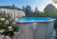 Einfamilienhaus mit Zubau - Tiefgarage und Garten