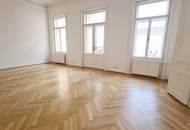 MÖLLWALDPLATZ, U1-Nähe, 133 m2 Altbau mit Loggia, 3 Zimmer, Extraküche, 2 Loggia, Wannenbad, Parketten, 1. Liftstock