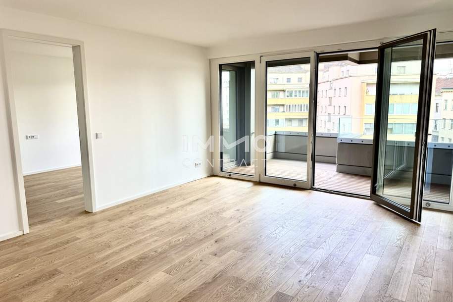 Provisionsfrei: Hauptbahnhof - Zweizimmer-Wohnung im 5. Stock - VON DER SONNE GEKÜSST, Wohnung-kauf, 380.000,€, 1100 Wien 10., Favoriten