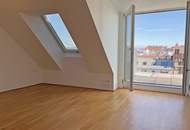 klimatisierte Dachgeschoss 2-Zimmer Wohnung mit zwei Balkone!