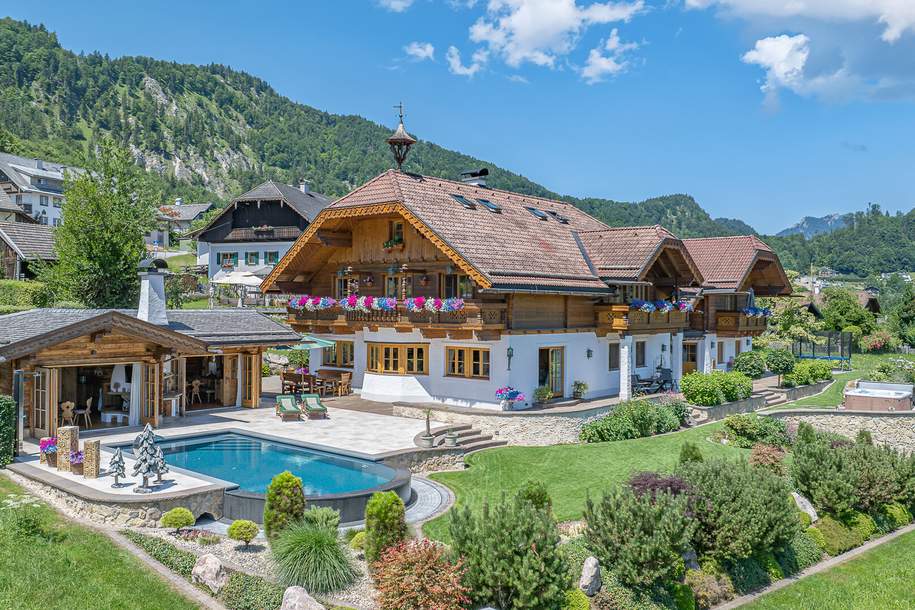Einzigartige Landhausvilla mit Pool und unverbaubarem Seeblick, Haus-kauf, 5340 Salzburg-Umgebung