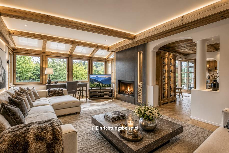 Großzügige Wohnung mit schönem Ausblick in Zentrumslage, Wohnung-kauf, 1.590.000,€, 6370 Kitzbühel