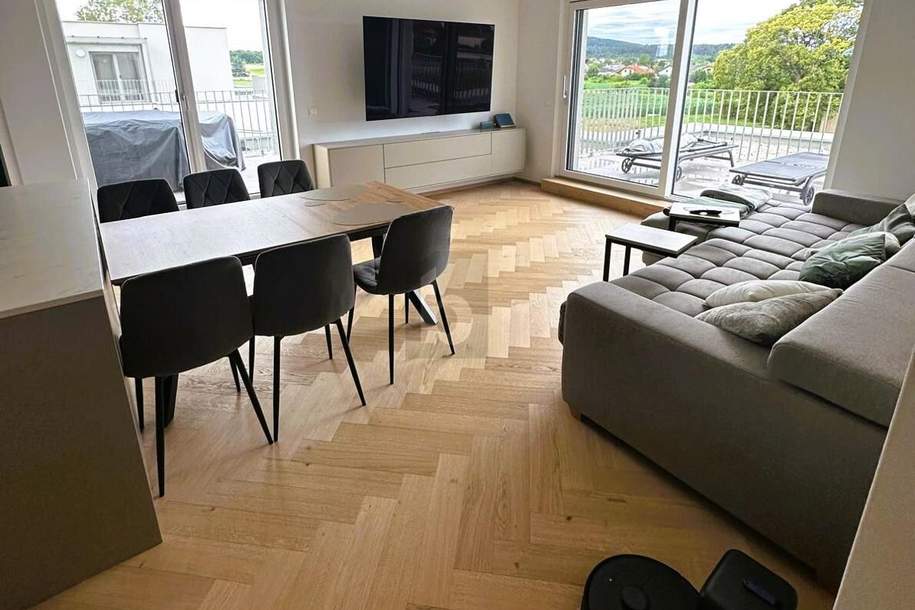 PENTHOUSE MIT ZWEI TERRASSEN UND PERGOLA - WEITBLICK, Wohnung-kauf, 429.000,€, 7201 Mattersburg