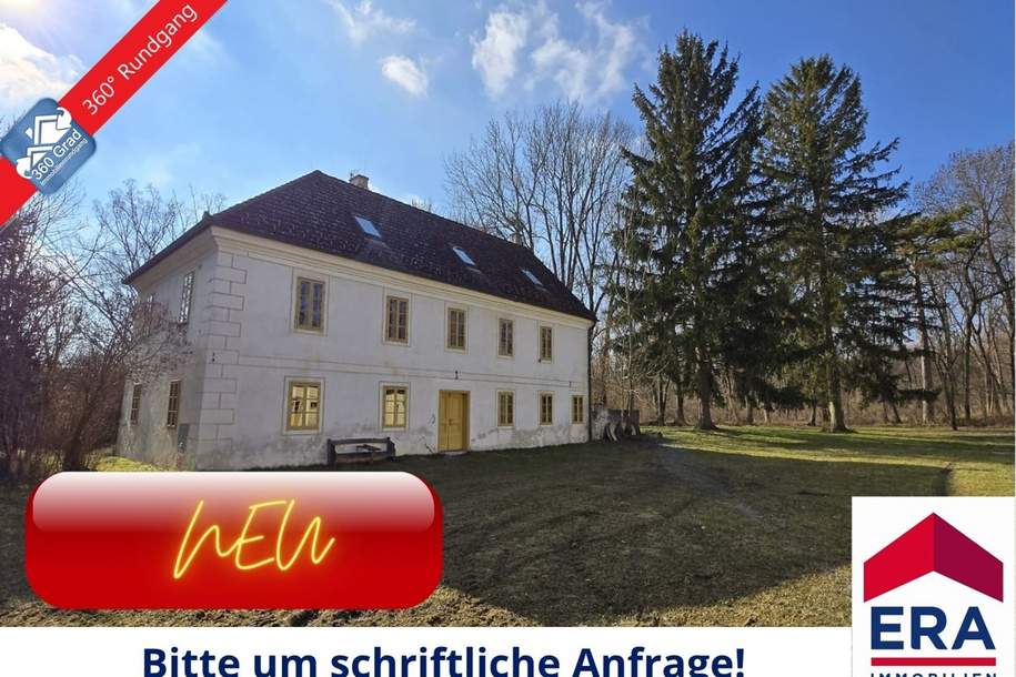 Rannersdorf KAUF - Beeindruckendes Herrenhaus/Mühle auf imposanten Areal eventuell Pferdeoase, Haus-kauf, 499.000,€, 2184 Gänserndorf