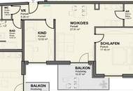 *Goldener Hirsch – Stilvolle 3-Zimmer-Wohnung mit Balkon in der Ziedlergasse, 23. Bezirk*