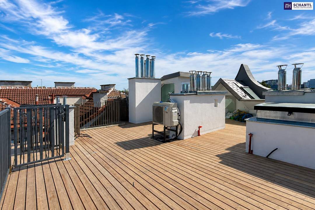 Lichtdurchfluteter Erstbezug mit großzügiger Dachterrasse – Hochwertige 2-Zimmer-Wohnung nahe Schönbrunn! Jetzt zugfreifen!