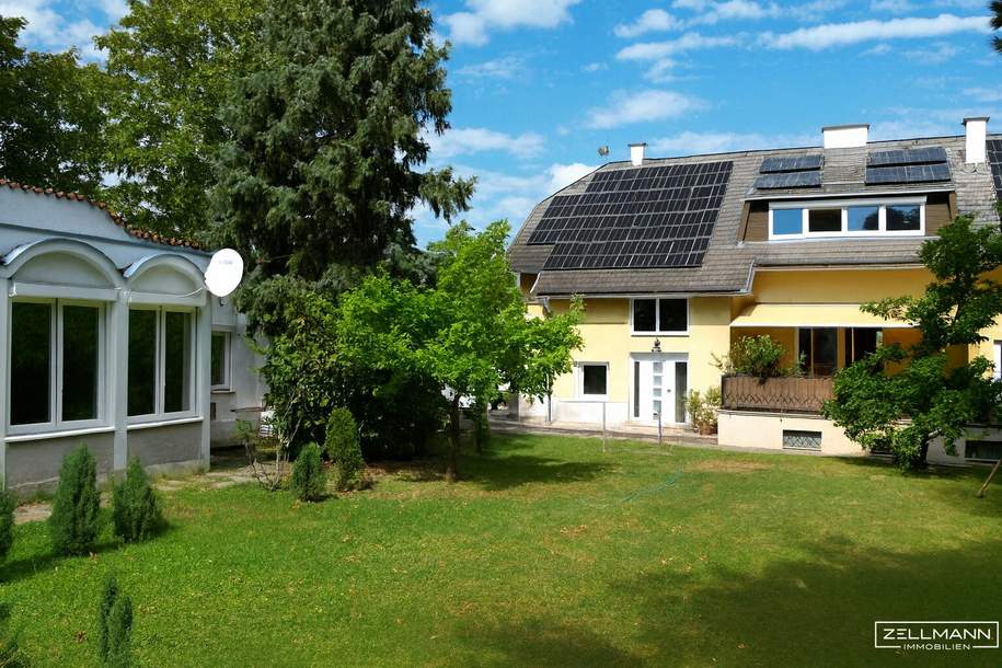 Energieeffiziente Villa mit Bungalow & Pool – herrliche Ruhelage im Villenviertel von Wien-Rodaun | ZELLMANN IMMOBILIEN, Haus-kauf, 1.500.000,€, 1230 Wien 23., Liesing