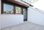 Hofseitige Terrassenwohnung in bester Stadtlage nächst Mariahilfer Straße