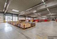 Großzügige Lager- &amp; Logistikflächen mit Rampen in Toplage zu vermieten!
