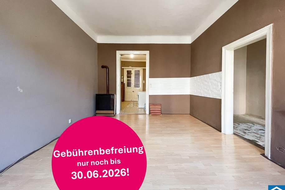 Altbauwohnung mit Potenzial nahe dem Augarten, Wohnung-kauf, 219.000,€, 1200 Wien 22., Donaustadt