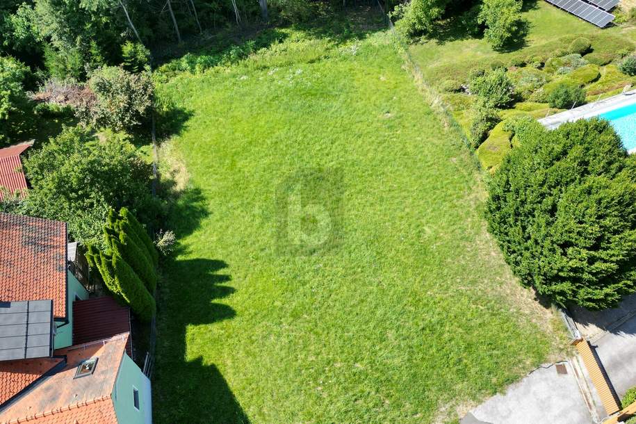 SCHÖCKLBLICK INKLUSIVE: SONNIGES WESTHANG-GRUNDSTÜCK IN RUHELAGE, Grund und Boden-kauf, 349.000,€, 8075 Graz-Umgebung