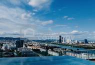 Luxuriöse Wohnung mit 32 m2 großem Balkon und Stadtblick in einem neuen, mehrstöckigen Premiumgebäude + Tiefgaragenplatz! 2. Bezirk. U2